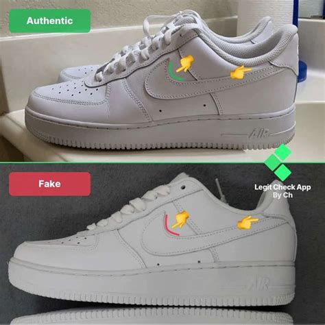 fake nike airs force löcher bei größe 40|Nike Air Force 1 counterfeit.